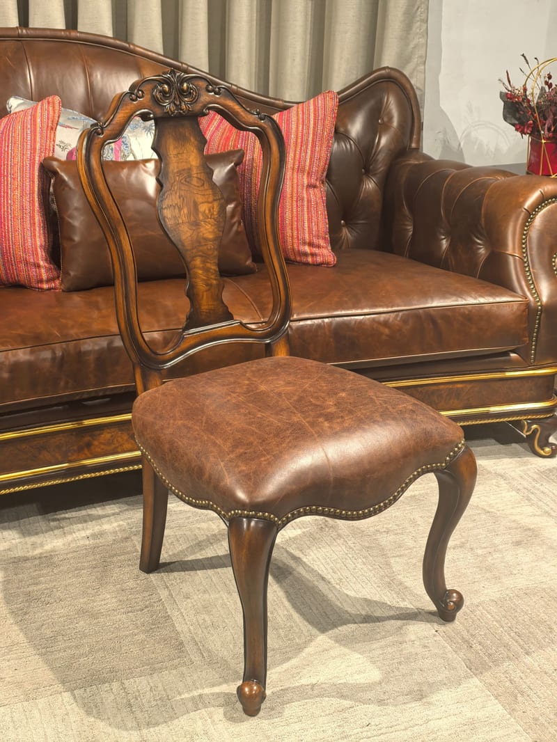 Hesterburg American Beech & Leather Dining Chair D173N-150