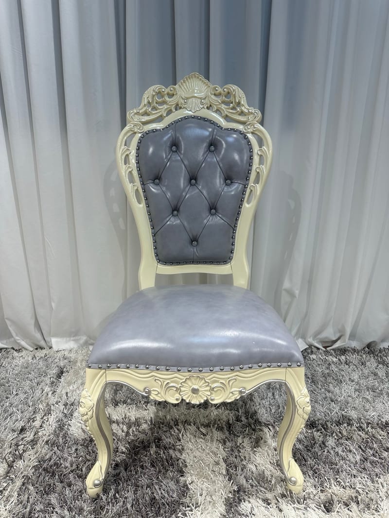 Earl Collection Antique White Beech Dining Chair