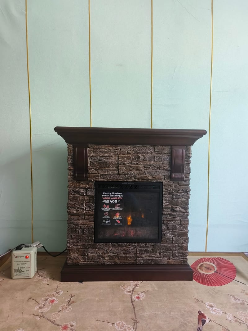 American Freestanding Electric Fireplace Cabinet