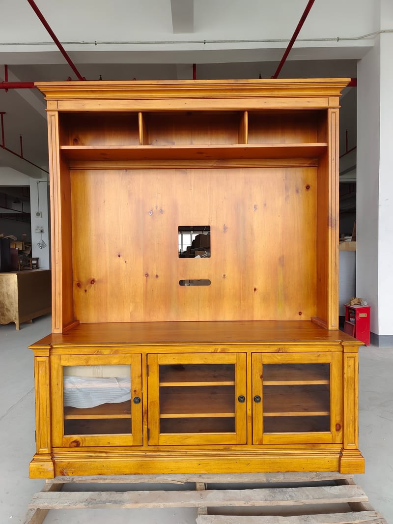 EA American Pine TV Stand Set