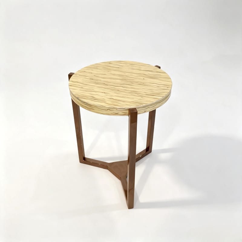 Jifanxi Hepburn HB305 Glam Round Side Table