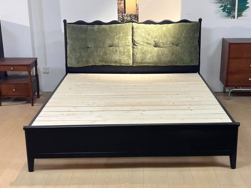 Windsor Solid Ash Bed with Down-Filled Headboard