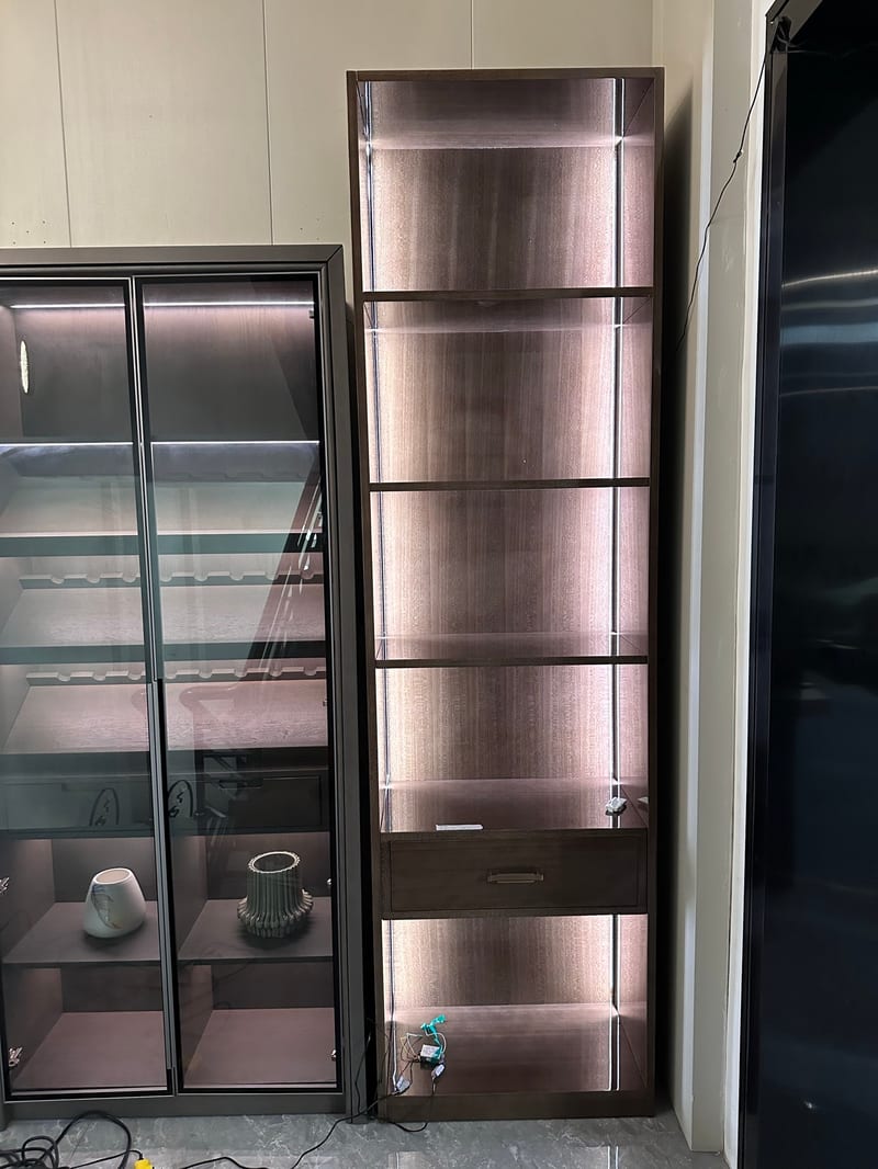 Bosen Jizhi Beini Italian Display Cabinet with Open Shelving