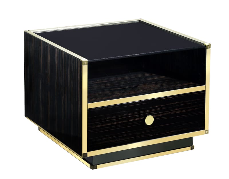 Yinggeli B&V Italian Square Side Table in Beech