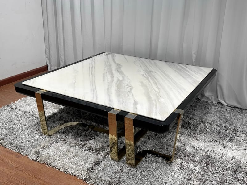 Yinggeli B&V Italian Square Marble Coffee Table