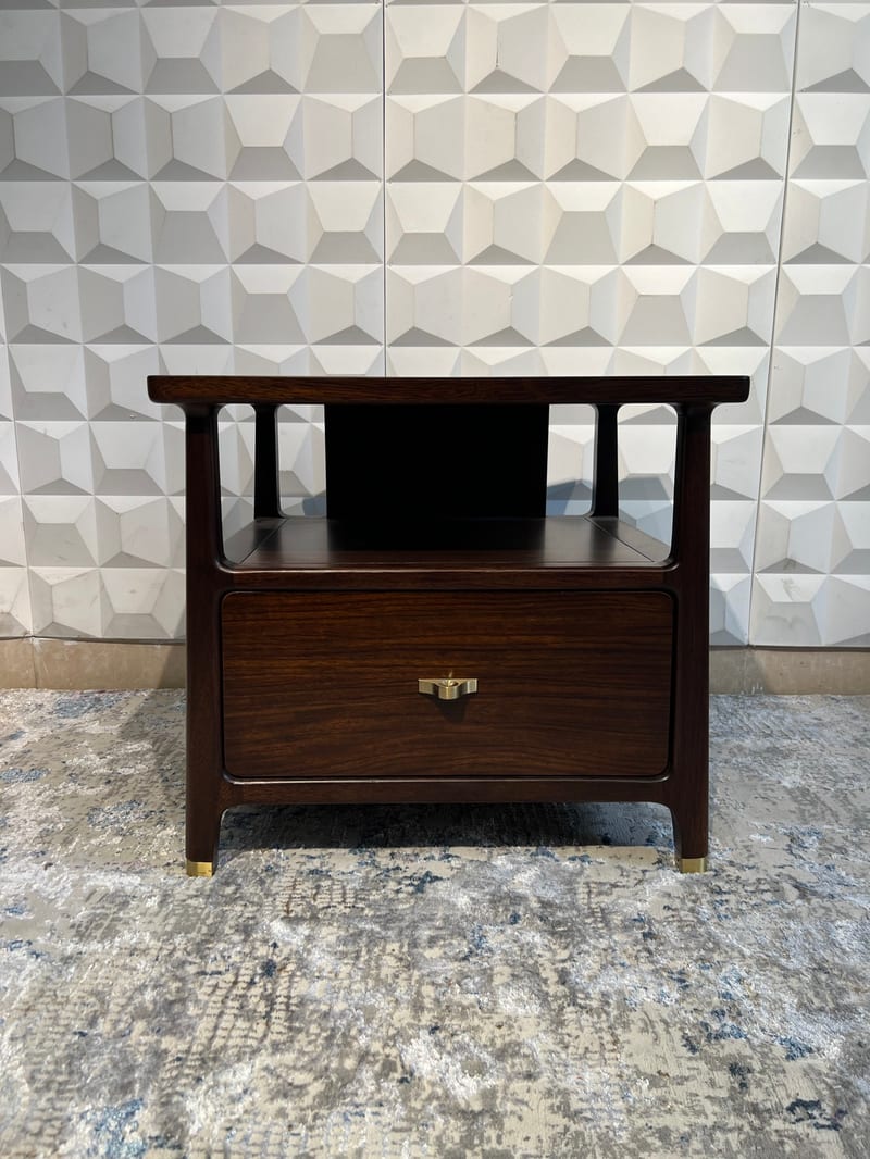 Baojule Lantingyuan TC512 Solid Teak Nightstand