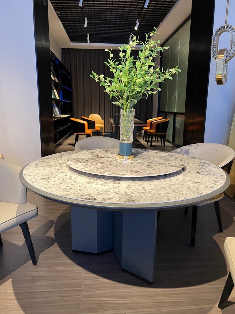 Jinmifeng JMF3306 Round Sintered Stone Dining Table