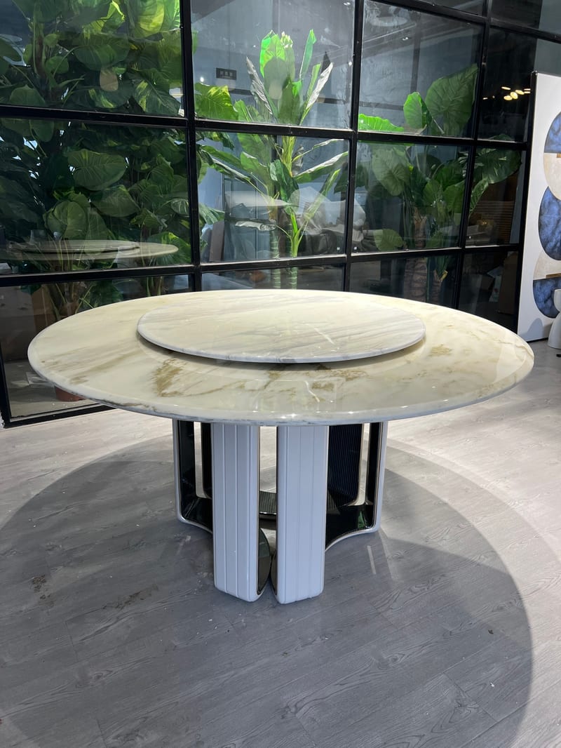 Jinmifeng A2906 Round Stone Dining Table