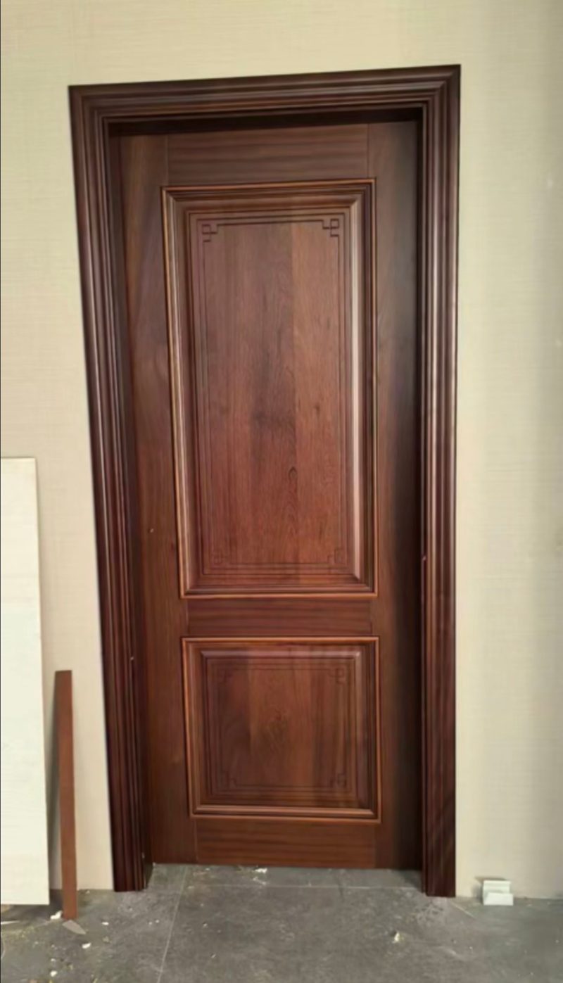 Sapele Solid Wood Door Set 11 Pieces Villa