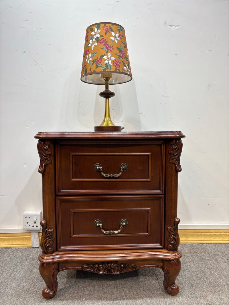 Guangdong First-Line Brand CTG324 Solid Mahogany Nightstand